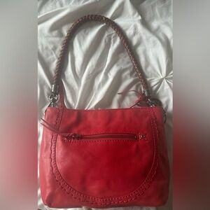 The SAK Red Leather Shoulder Bag - Women's Handbag